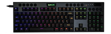 Redragon Horus K619 tipkovnica, žičana, mehanička, crveni prekidači, RGB, SLO/HR