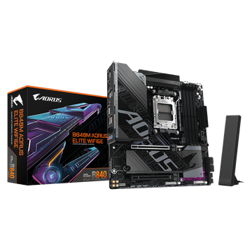 Gigabyte B840M AORUS ELITE WIFI6E matična ploča, AM5, mATX, DDR5