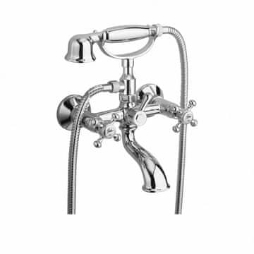 SAPHO Kompletna zidna kada slavina ANTEA, kromirana retro baterija