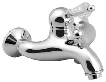 SAPHO KIRKÉ CRYSTAL Zidna Slavina s Kristalnom Ručkom, Kromirana Završna obrada