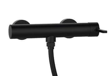 SAPHO ICONIC zidna miješalica za tuš, mat crna