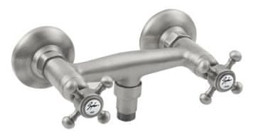 SAPHO ANTEA Zidna Tuš Mješalica Retro Stil, Mesing, Nikl Završna Obrada