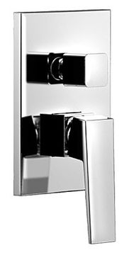 SAPHO Podžbukna miješalica AQUALINE RITMO 2-izvoda, kutnog oblika, kromirana, 130x180 mm