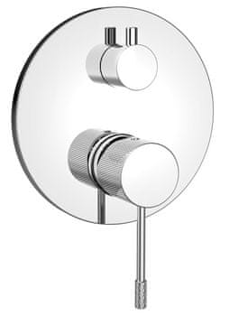 SAPHO SOLARIS podžbukna tuš miješalica, 2 izlaza, krom