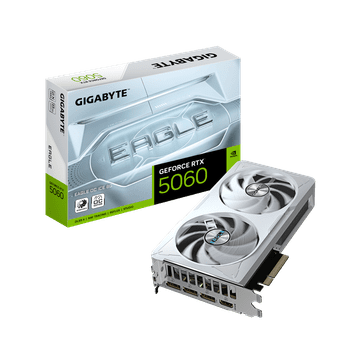Gigabyte GeForce RTX 5060 EAGLE OC ICE 8G grafička kartica, 8GB GDDR7 (GV-N5060EAGLEOC ICE-8GD)