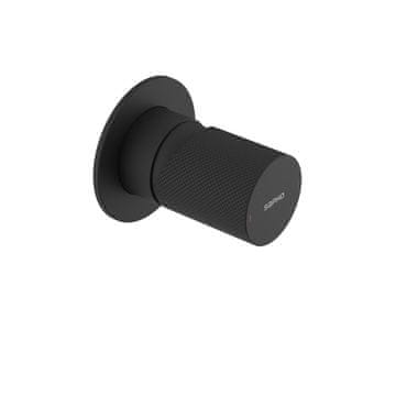 SAPHO ULTRATAP podžbukna crna mat tuš baterija, 1 izlaz