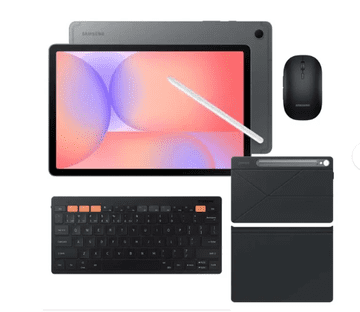 Samsung Galaxy Tab S10 Lite tablet, 128 GB, WiFi, sivi + tipkovnica, miš, futrola