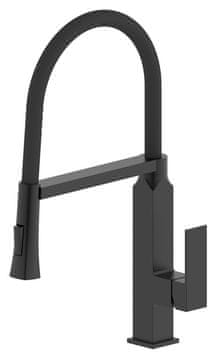 SAPHO MAYA Samostojeća Kuhinjska Slavina s Tušem, Mat Crna