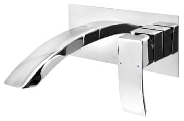 SAPHO GINKO Ugradbena Slavina za Umivaonik, Kromirana, Hranatog Dizajna