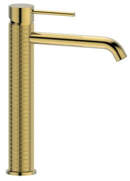 SAPHO Visoka Slavina za Umivaonik - Mat Zlatna Dizajn SAPHO Soliter
