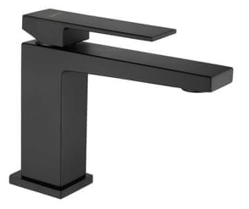 SAPHO SPECTRE Crna Mat Slavina za Umivaonik, Kubistički Dizajn