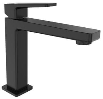 SAPHO TURSI crna mat mjedena umivaonička slavina, 190mm, modernog dizajna