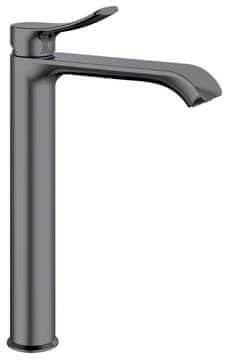 SAPHO SUGA Visoka Slavina za Umivaonik, Crni Mat, Sapho