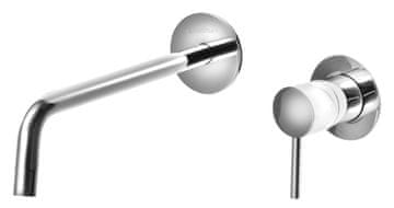 SAPHO RHAPSODY podžbukna dvobojna slavina za umivaonik, kromirana