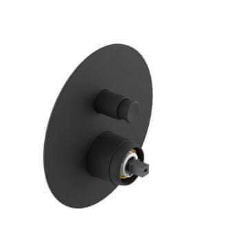 SAPHO Podžbukna miješalica za tuširanje ULTRAMIX, 2 izlaza, mat crna