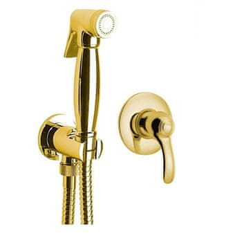 SAPHO Retro Ugradbena Baterija za Bide sa Stop Tušem, Zlatna završna obrada