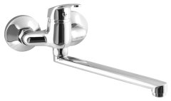 SAPHO AQUALINE 35 Zidna Slavina, 100mm, Otočka, Kromirana, Kupaonica/Kuhinja