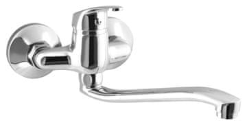 SAPHO AQUALINE Zidna Miješalica 35, Razmak 100mm, Povišena Ravna Ruka, Kromirana