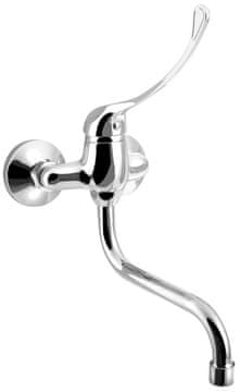 SAPHO AQUALINE 35 Zidna Mješalica, 100mm, Medicinska Ručka, S Izljev, 177mm, Kromirana