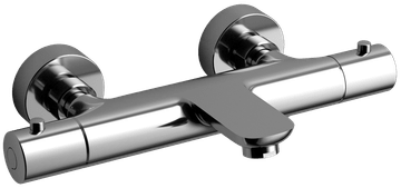 SAPHO KIMURA Zidna Termostatska Kupaonska Miješalica, Krom, SAPHO