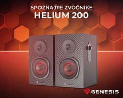 Genesis Helium 200 2.0 stereo zvučnici, drveni, 20 W