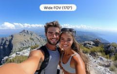 SJCAM C110 PLUS akcijska sportska kamera, 4K, 6-osna stabilizacija, WIFI, bijela