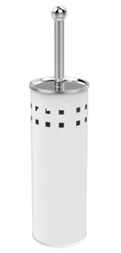 SAPHO AQUALINE Bijela Kružna WC Četka od Čelika, 103x384 mm