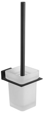 SAPHO APOLLO Zidna WC četka, mutno staklo, crna mat završna obrada