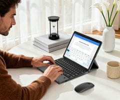 Blackview ENO 10 magnetska tipkovnica s poklopcem, 78 tipki, Touchpad, Bluetooth, crna