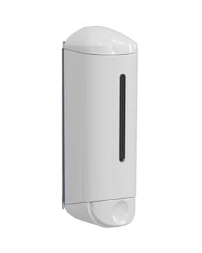 SAPHO Dispenzer za tekući sapun MARPLAST, bijeli, 250ml, plastični, montaža lijepilo ili bušenje