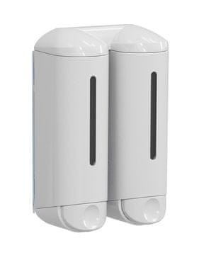 SAPHO Sapun Dvostruki Dozator 2x250ml Bijeli - MARPLAST, Plastika, Zidna montaža