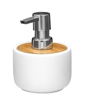 SAPHO Elegantni Dozator Sapuna FANCY, Bijela Bambus-Keramika, 200ml