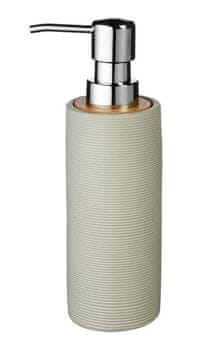 SAPHO ROLLER Dozator Sapuna za Postavljanje, Bež, Bambus i Polirezina