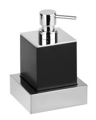 SAPHO X-STEEL Crni Mat Dozator Sapuna, Stojeći 200ml