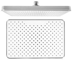 SAPHO Pravokutna Tuš Glava, Krom-Plast, AntiCalc, 205x305mm