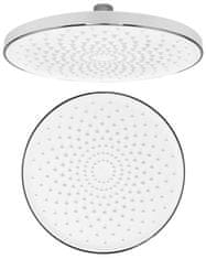 SAPHO Kružni tuš, 220mm, silikonske mlaznice, ABS krom/bijela