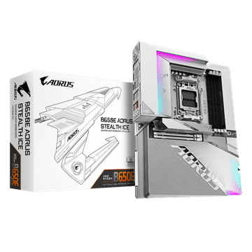 Gigabyte B650E A STEALTH ICE, DDR5, SATA3, USB3.2Gen2x2, DP, 2.5GbE, WiFi, AM5 ATX