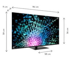 Thomson 43MG7C15 4K UHD TV, MiniLED, 109 cm, 144 Hz, Google TV