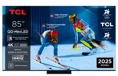 TCL 85C71K TV, 215 cm (85), 4K QD-Mini LED HDR Premium, Google TV, 144Hz, Bang &amp; Olufsen zvuk