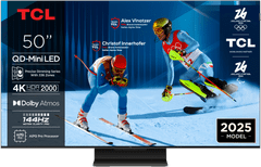 TCL 50C71K TV, 126 cm (50), 4K QD-Mini LED HDR Premium, Google TV, 144Hz, Dolby Atmos