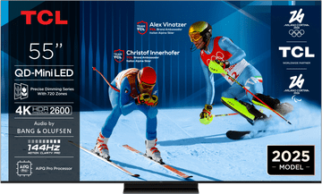 TCL 55C71K 4K UHD QD-Mini LED TV, Google TV, 144 Hz, Bang & Olufsen zvuk