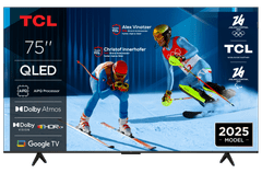 TCL 75P71K TV, 75, 4K QLED, Google TV, Dolby Vision &amp; Atmos (75P71K)
