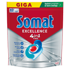 Somat Excellence 4u1 tablete za perilicu posuđa, 60/1