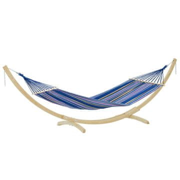 Amazonas Set Drveni Stalak Kronos + Viseča Mreža Tonga Ocean