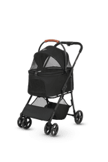 Qplay Bobbie kolica za pse i mačke, odvojiva košara, do 22 kg, crna (QP10C)