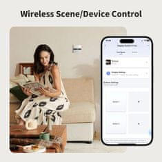 AQARA DS-K01D V1 pametni prekidač s zaslonom, LCD, Zigbee/bluetooth, bijeli