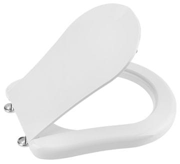SAPHO WC daske RETRO, Soft Close, bijela/kromirana