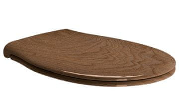 SAPHO WC Sjedište CLASSIC, orah/zlatna boja