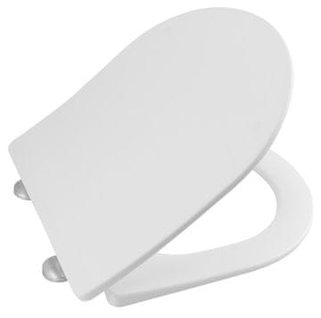 SAPHO AQUALINE WC sjedalo, Soft Close, Easy Take, bijelo, polipropilen