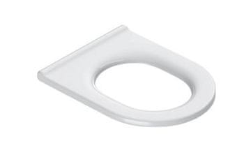 SAPHO Antibakterijsko WC Sjedalo bez Poklopca - Bijelo/Krom, GSI Community